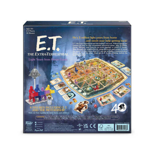 E.T. the Extra-Terrestrial Light Years from Home Board Game