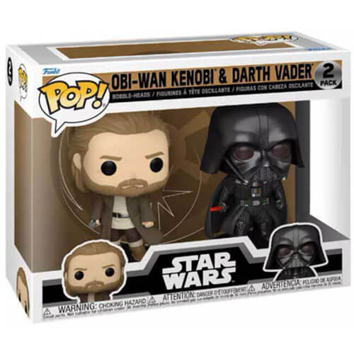 Star Wars Obi-Wan & Darth Vader US Exclusive Pop! Vinyl 2pk