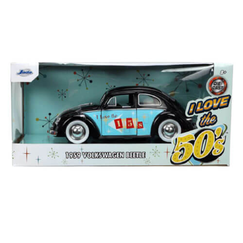 I Love The 50's 1959 Volkswagon Beetle 1:24 Scale