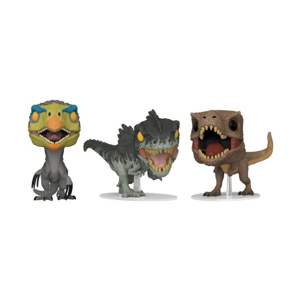 Jurassic World 3 Dominion Dinosaurs US Exclusive Pop! 3Pack