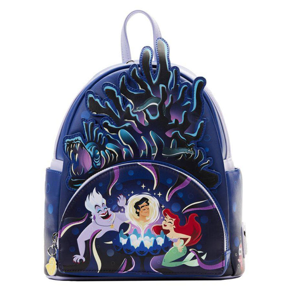 The Little Mermaid 1989 Ursula Lair Glow Mini Backpack