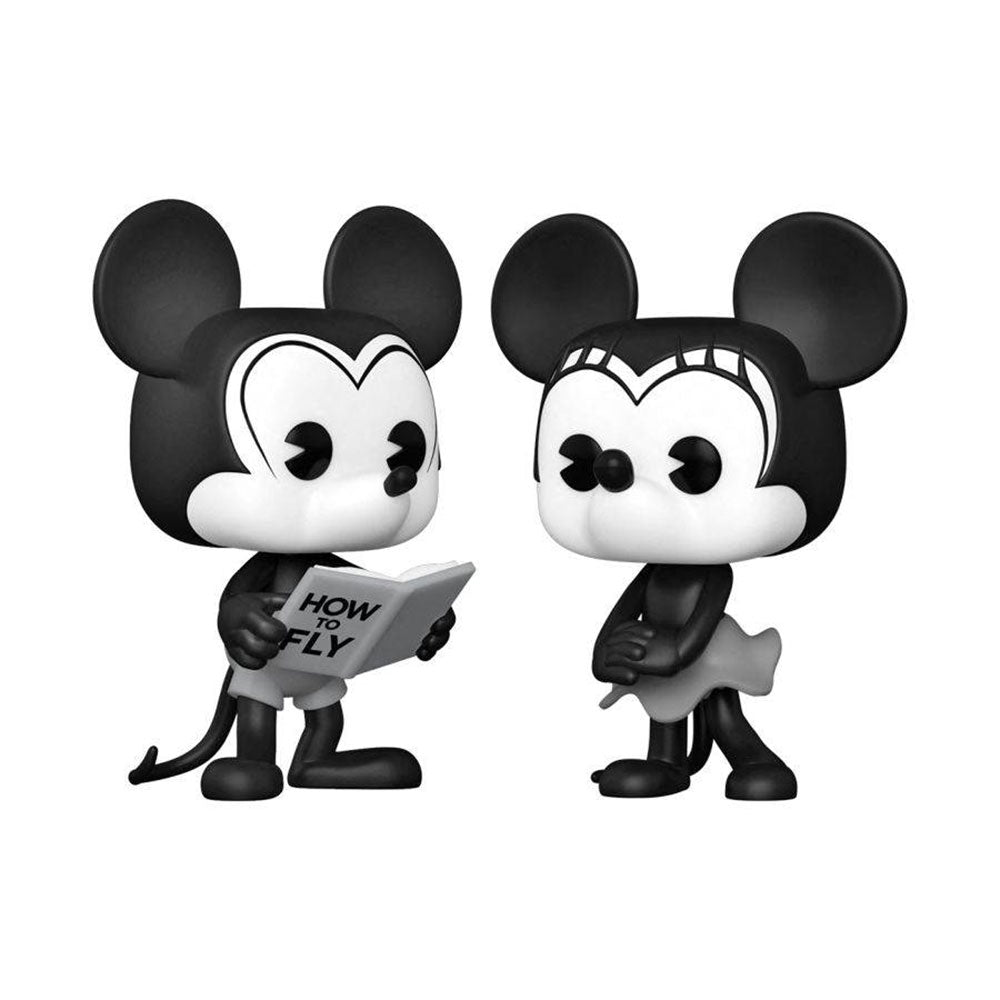 Pilot Mickey & Minnie D23 US Exclusive Pop! Vinyl 2-Pack