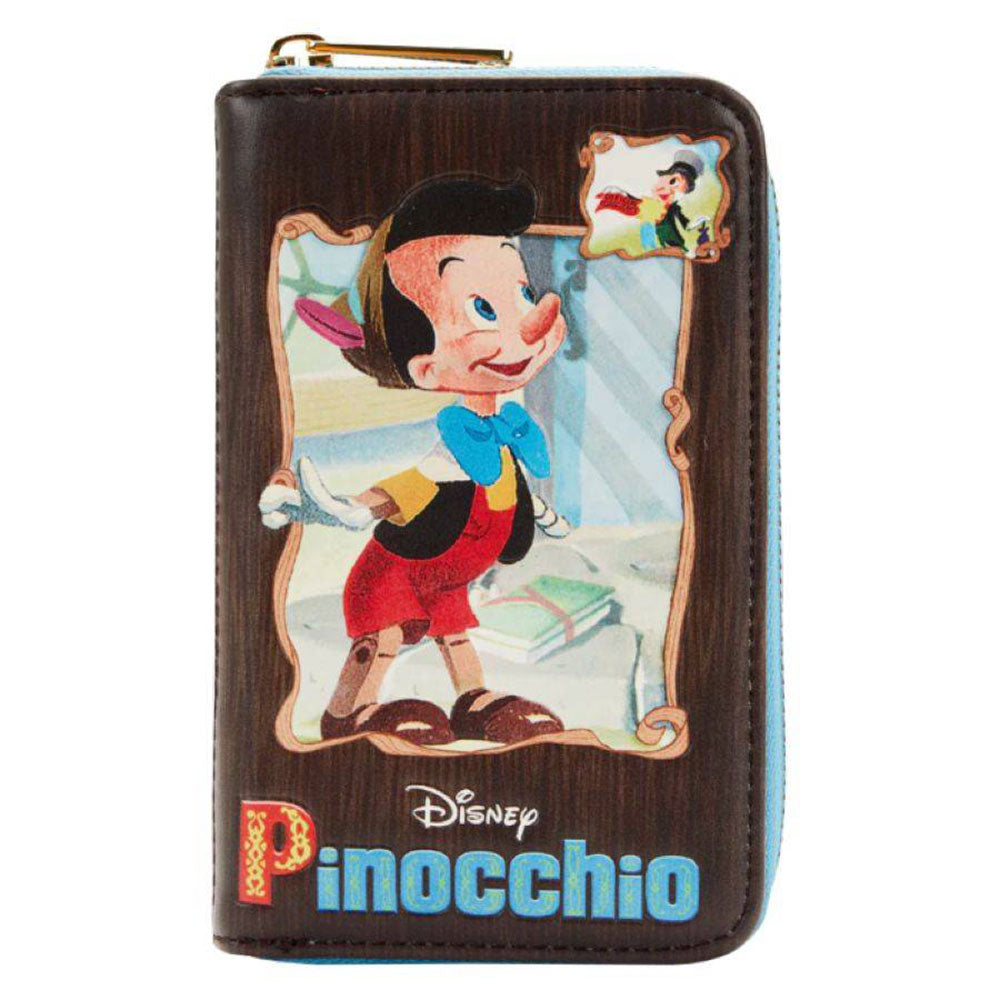 Pinocchio 1940 Classic Book Zip Purse