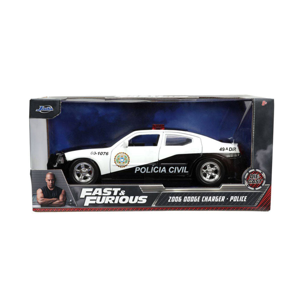 Fast & Furious 2006 Dodge Charger Police Car 1:24 Scale