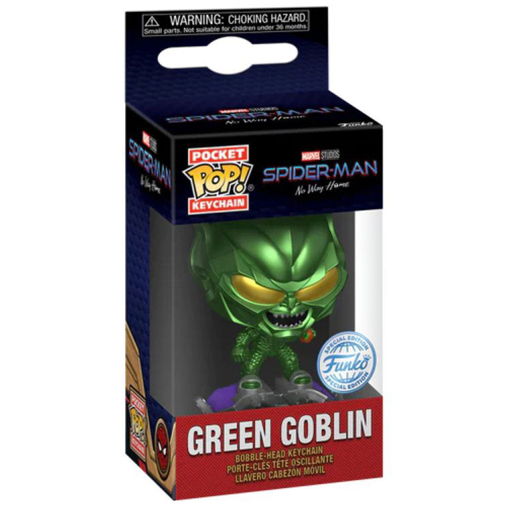 Green Goblin with Bomb US Exclusive Pop! Keychain