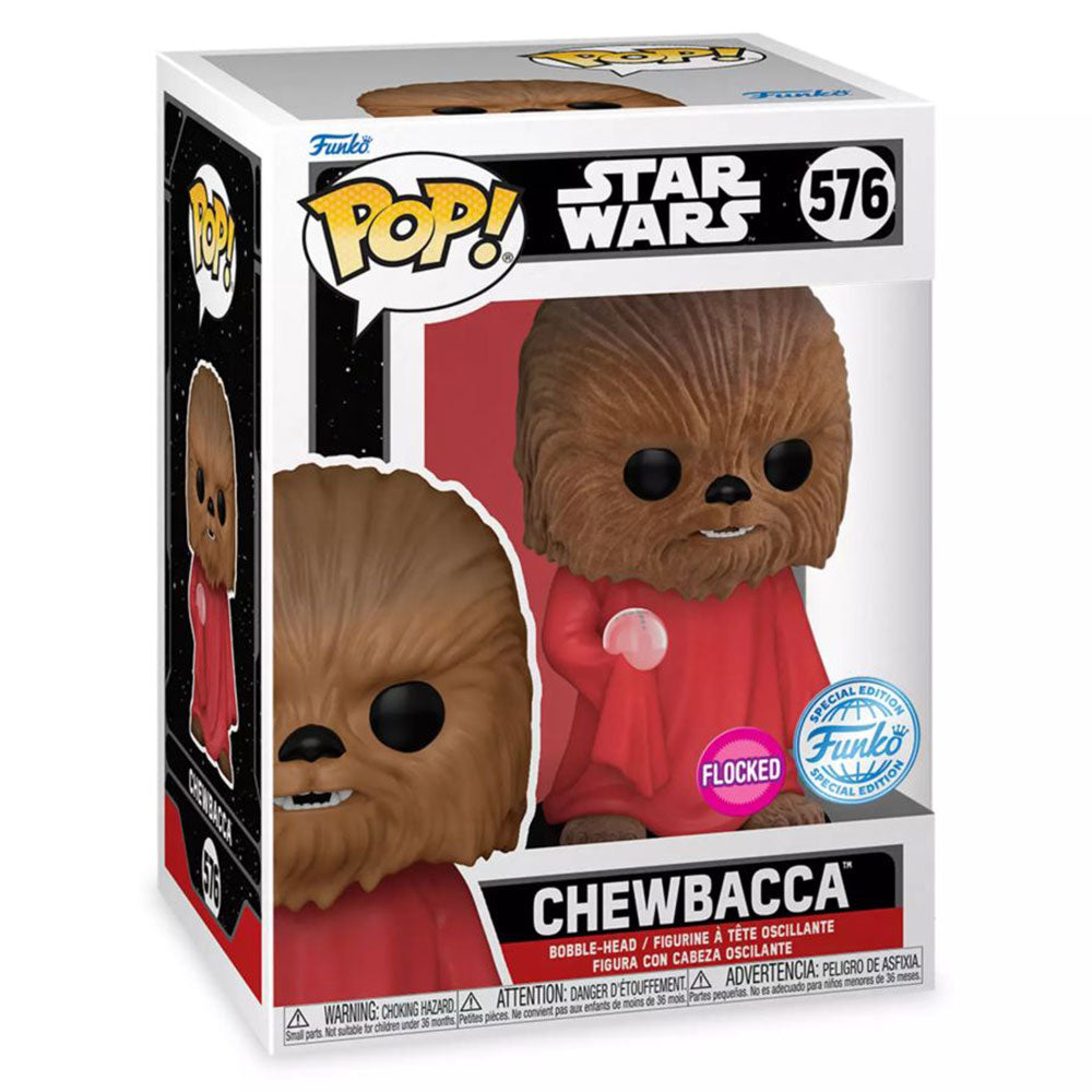 Star Wars Chewbacca w/ Robe Flocked US Exclusive Pop! Vinyl
