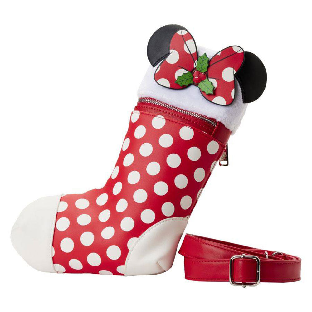 Disney Minnie Christmas Stocking Crossbody