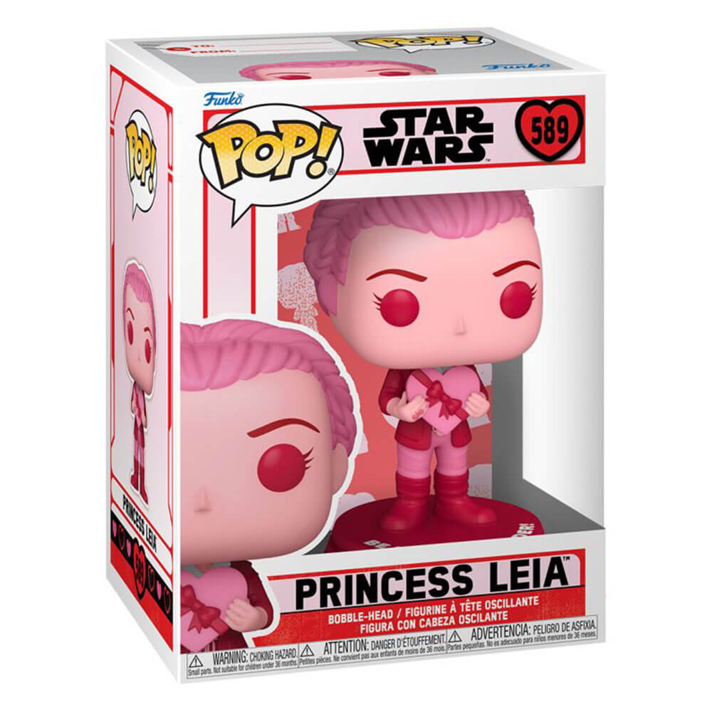 Star Wars Princess Leia Valentines Edition Pop!