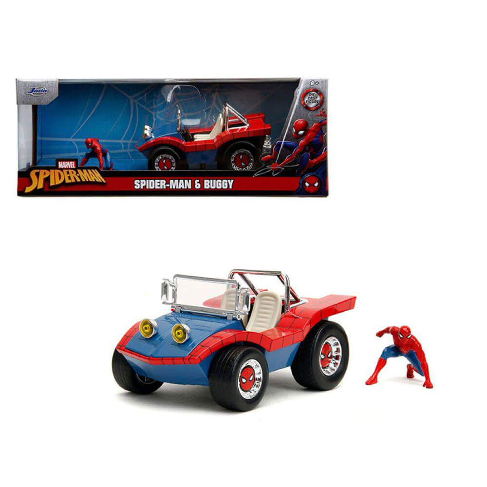 Marvel Comics Spider-Man with Buggy 1:24 Scale Diecast Set