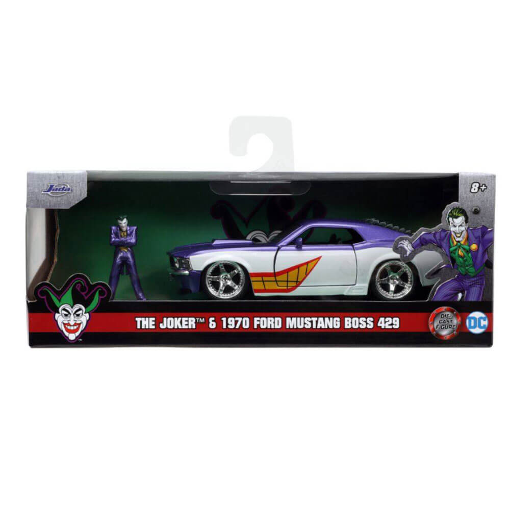 DC Comics 1970 Ford Mustang Boss 429 with Joker 1:32 Scale