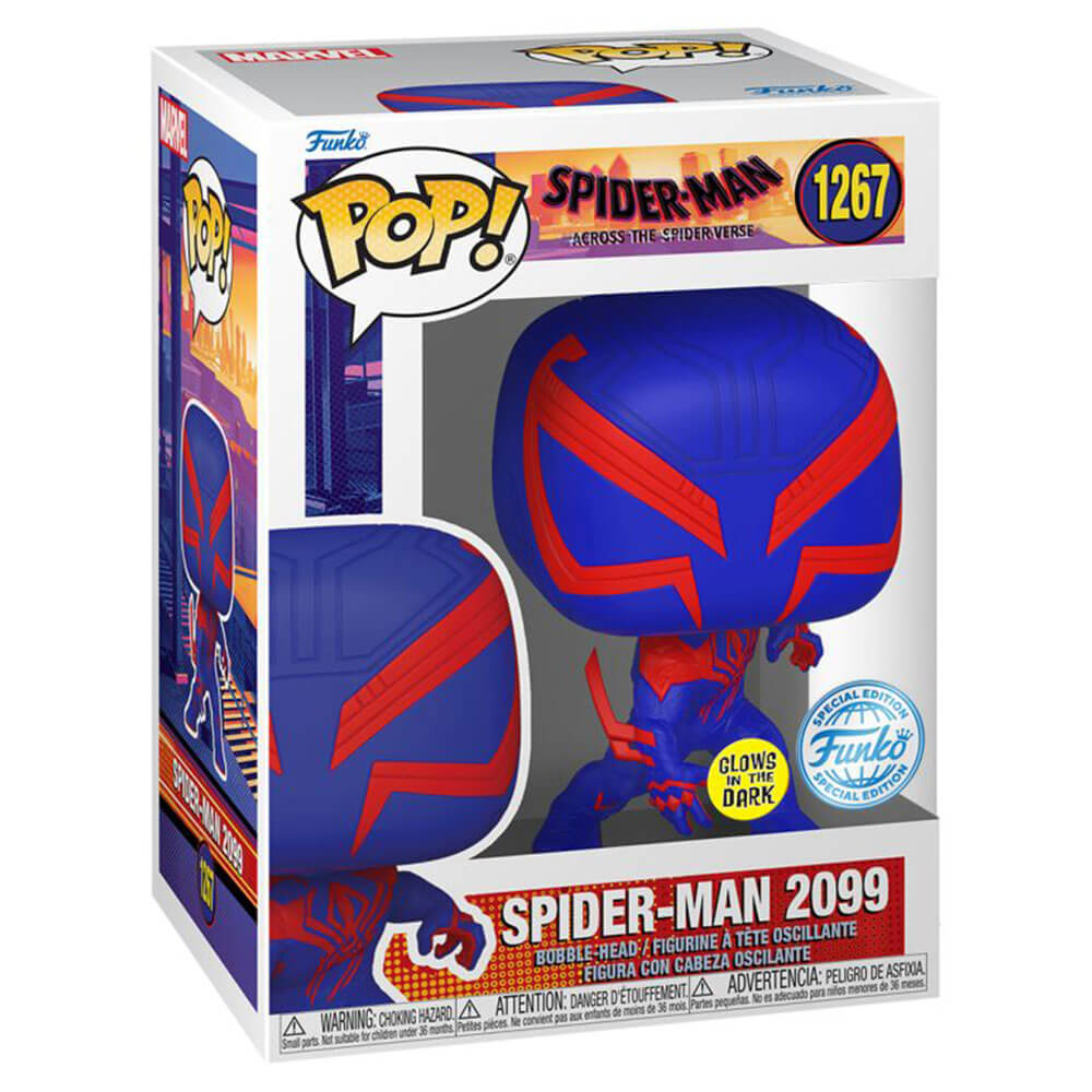 Spider-Man 2099 Alt US Exclusive Glow Pop! Vinyl