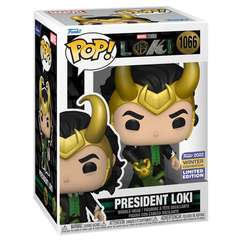President Loki Winter Con 2022 Exclusive Pop! Vinyl