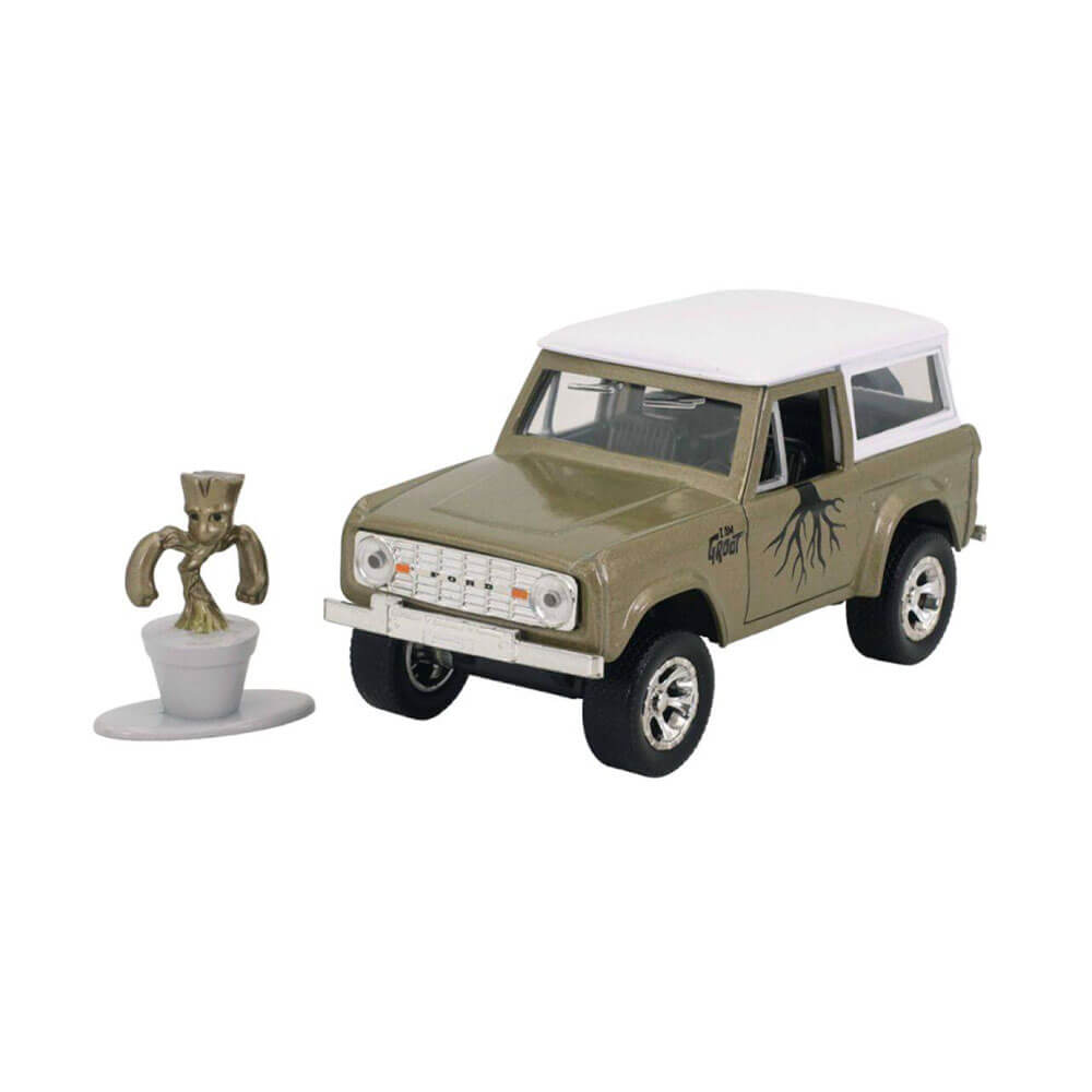 1973 Ford Bronco Hard Top 1:32 Hollywood Ride w/ Groot Set