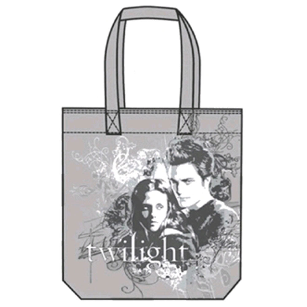 Twilight Tote Bag Edward & Bella (Vector Grey)