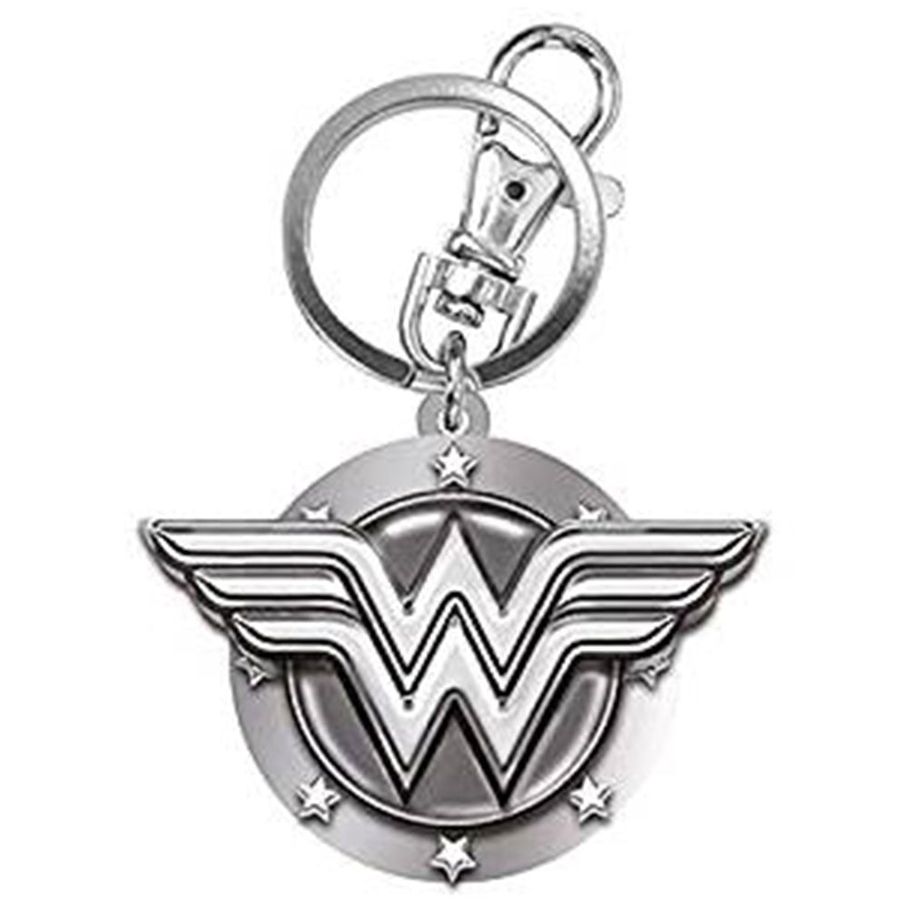 Wonder Woman Logo Pewter Keychain