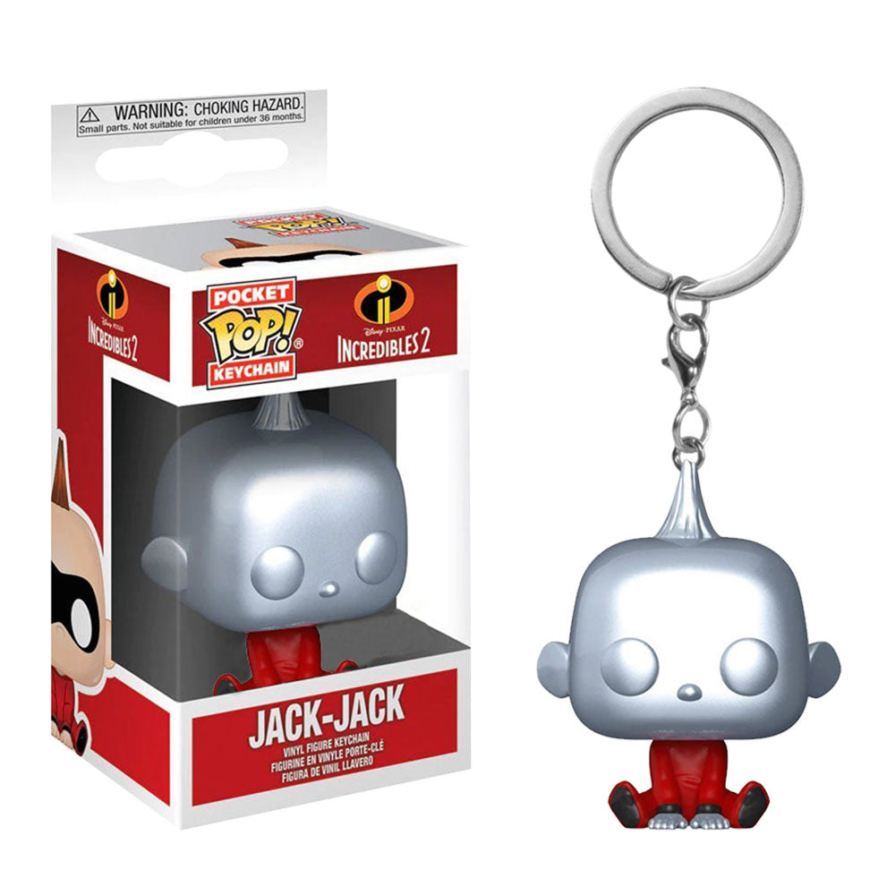Incredibles 2 Jack-Jack Metallic US Pocket Pop! Keychain