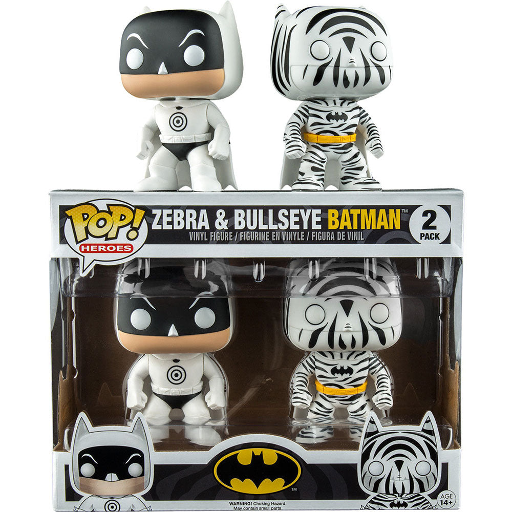 Batman Bullseye & Zebra US Exclusive Pop! 2 Pack