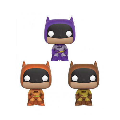 Batman Brown, Purple & Orange US Pocket Pop! 3 Pack