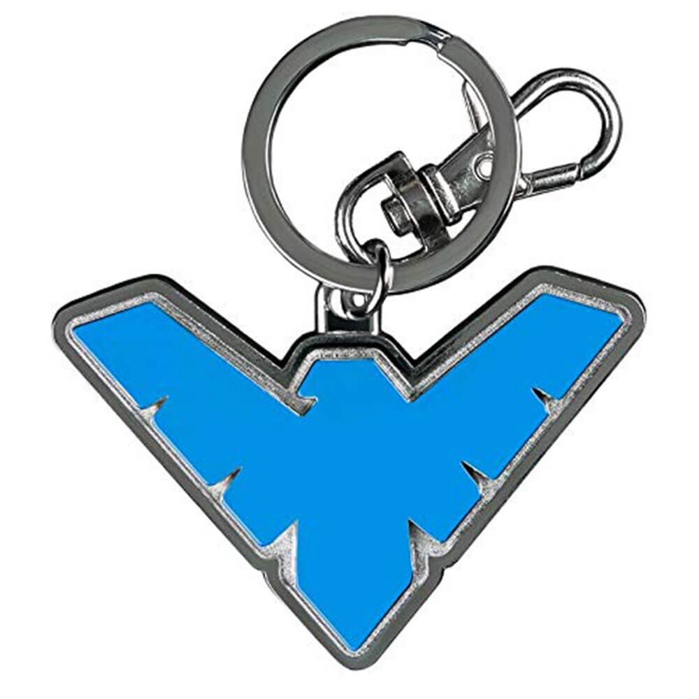 Batman Nightwing Logo Colour Enamel Keychain