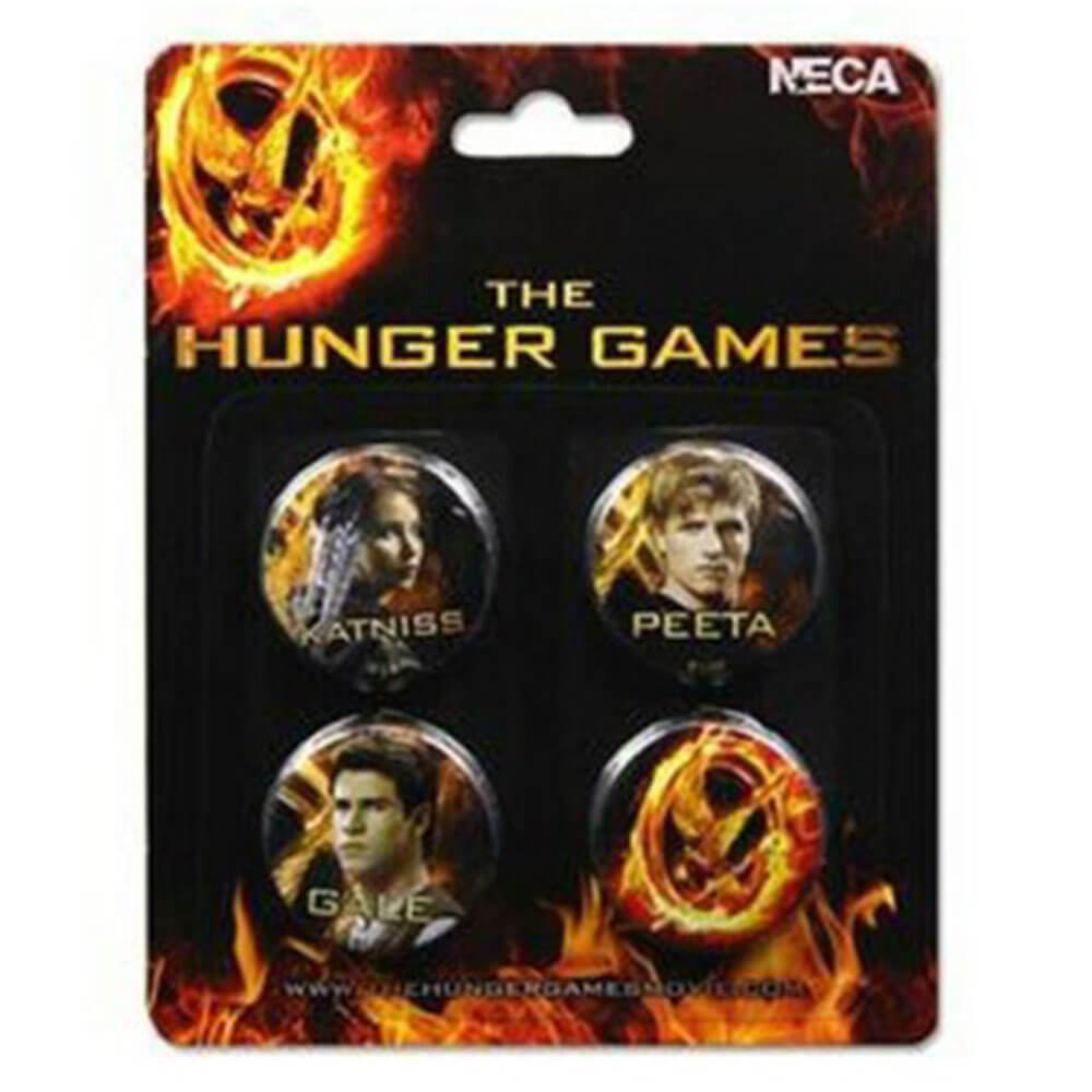 The Hunger Games Pin Set of 4 Cast