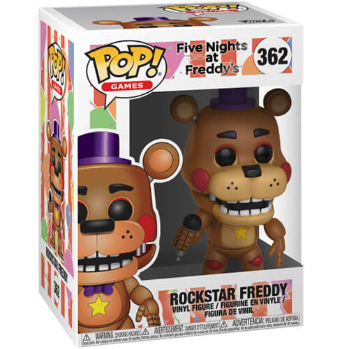 Five Nights at Freddy's Pizza Sim Rockstar Freddy Pop! Vinyl