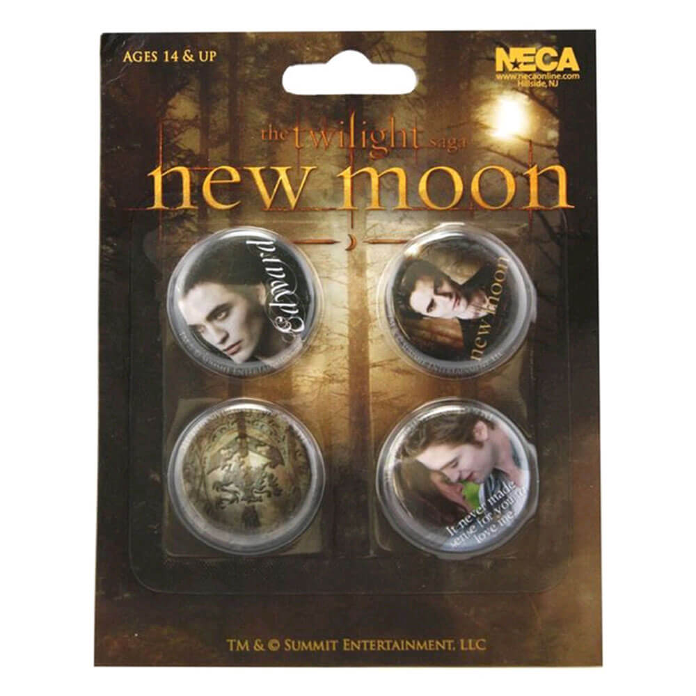 The Twilight Saga New Moon Pin Set of 4 (Edward)