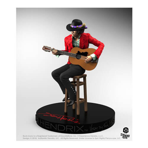 Jimi Hendrix 2nd Edition Rock Iconz Statue