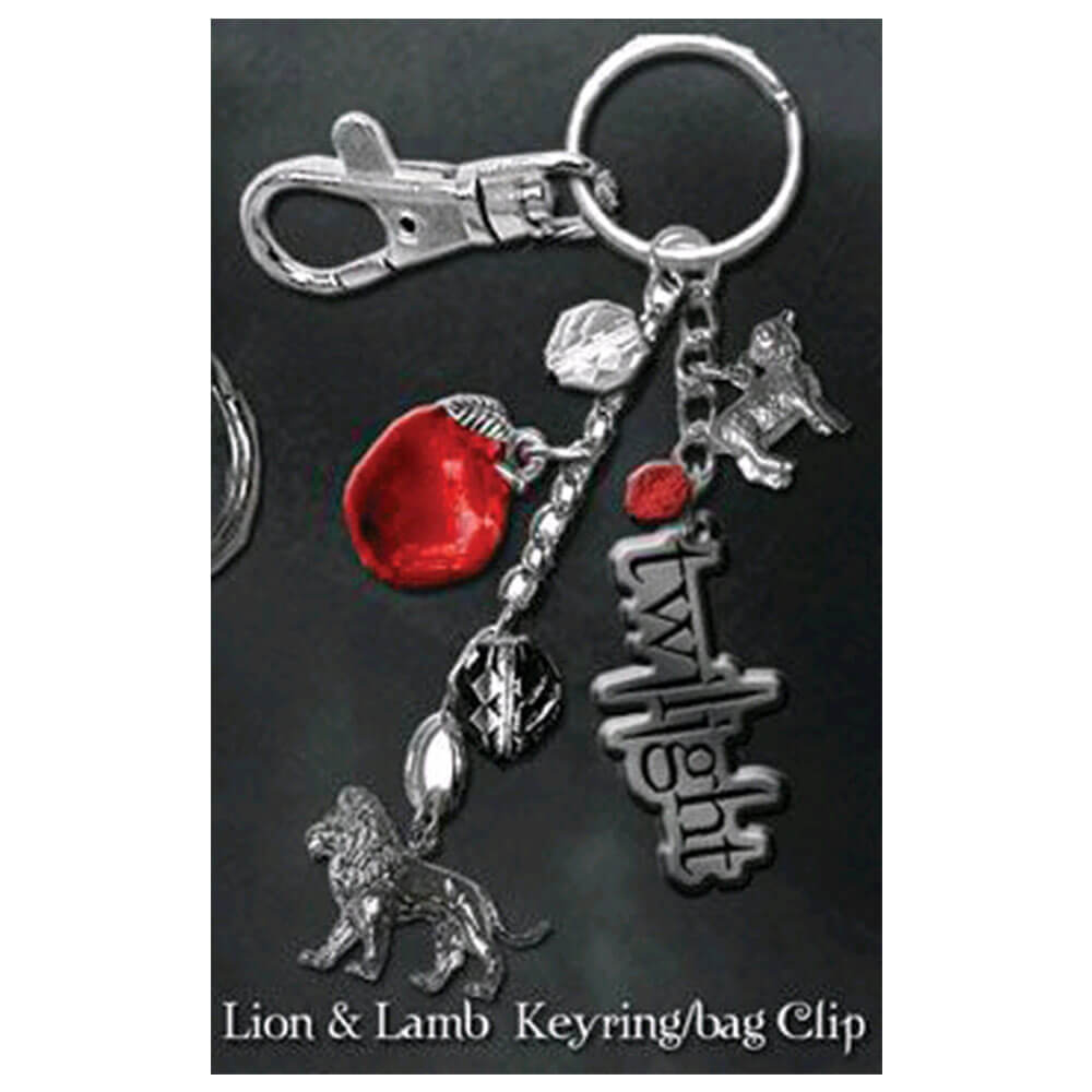 Twilight Keyring / Bag Clip (Lion & Lamb)