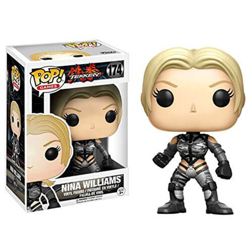 Tekken Nina Williams Silver Suit US Exclusive Pop! Vinyl