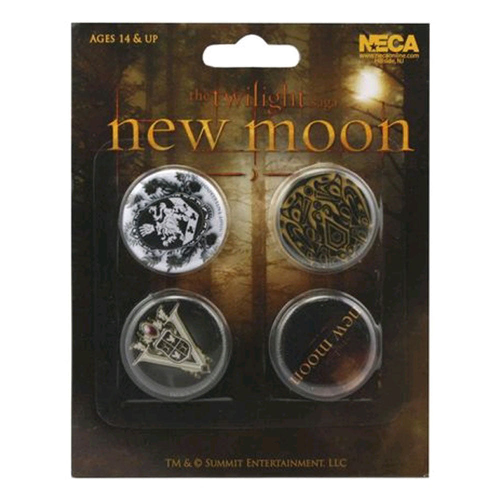 The Twilight Saga New Moon Pin Set Of 4 Crests
