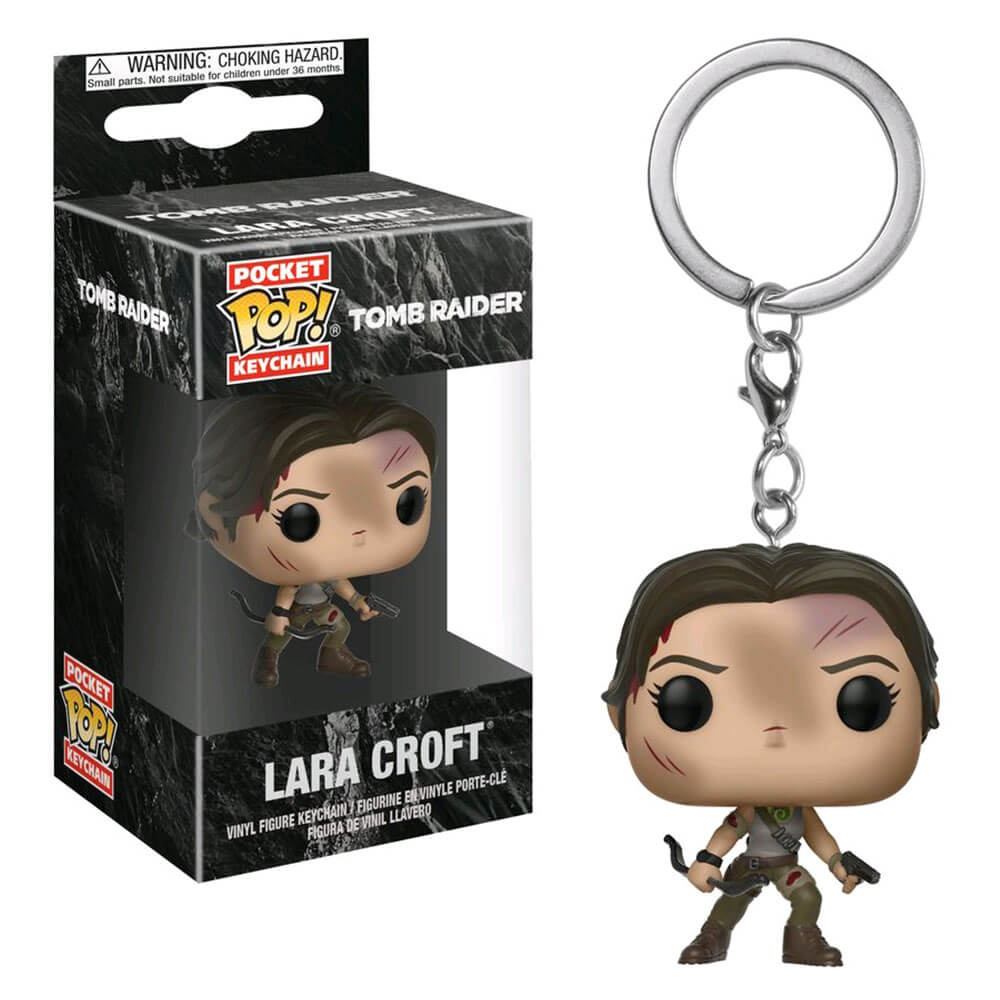 Tomb Raider Lara Croft Pocket Pop! Keychain