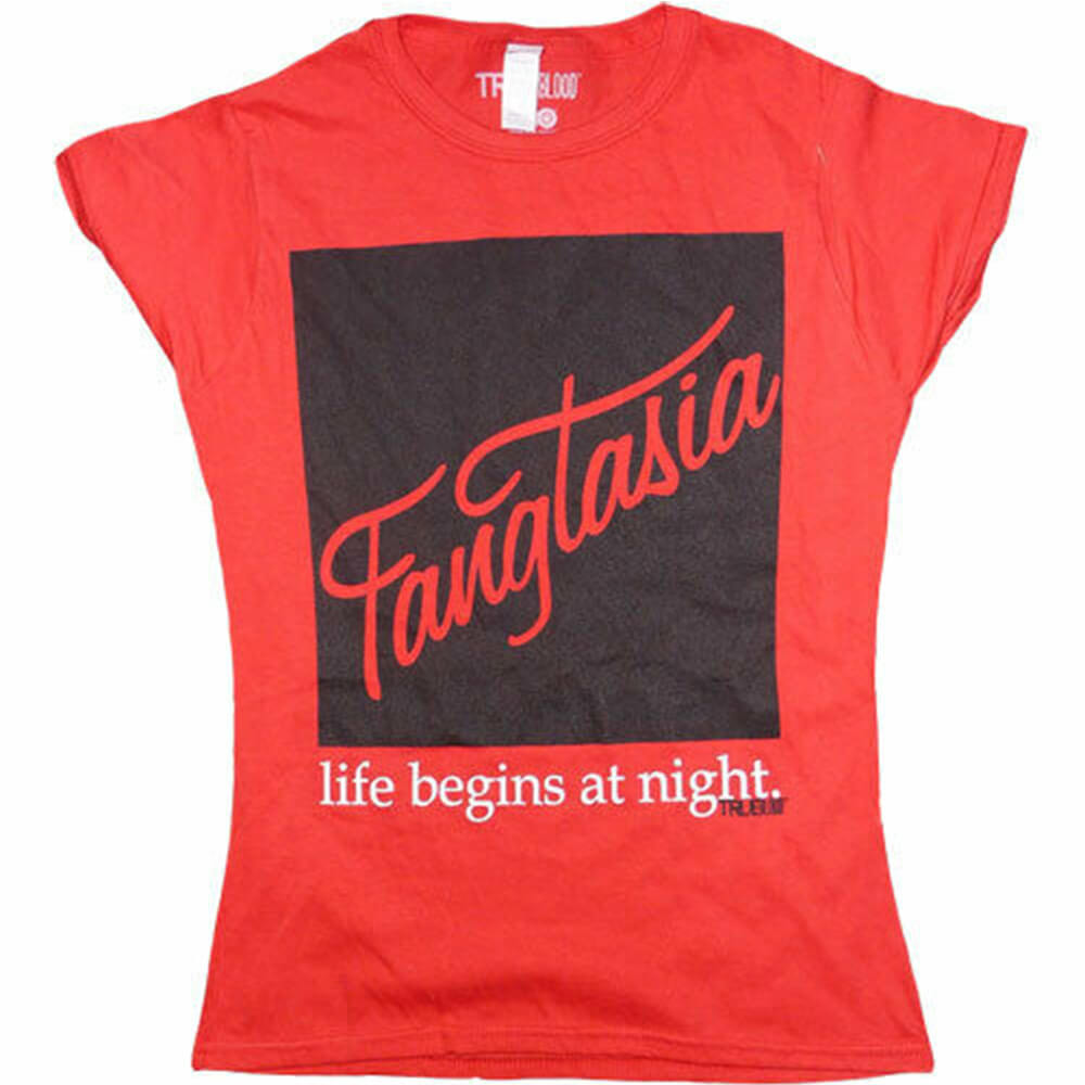 True Blood Fangtasia Red Female T-Shirt