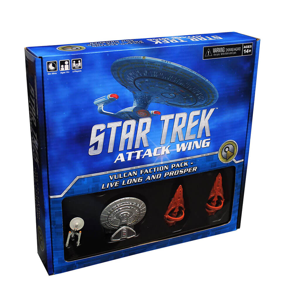 Star Trek Attack Wing Vulcan Faction Pk Live Long & Prosper