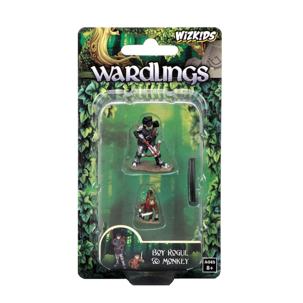 Wardlings Boy Rogue & Monkey Pre-Painted Minis