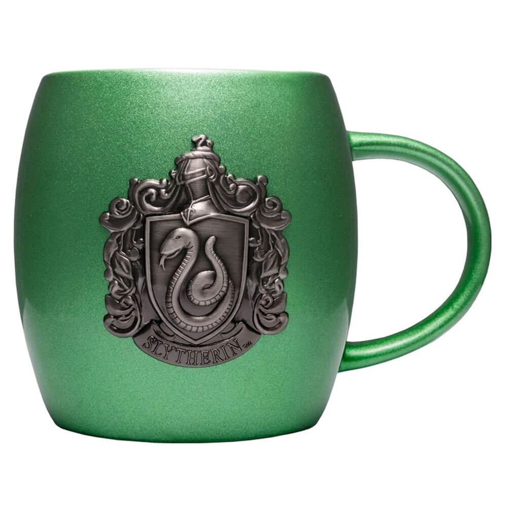Harry Potter Slytherin Metallic Crest Mug