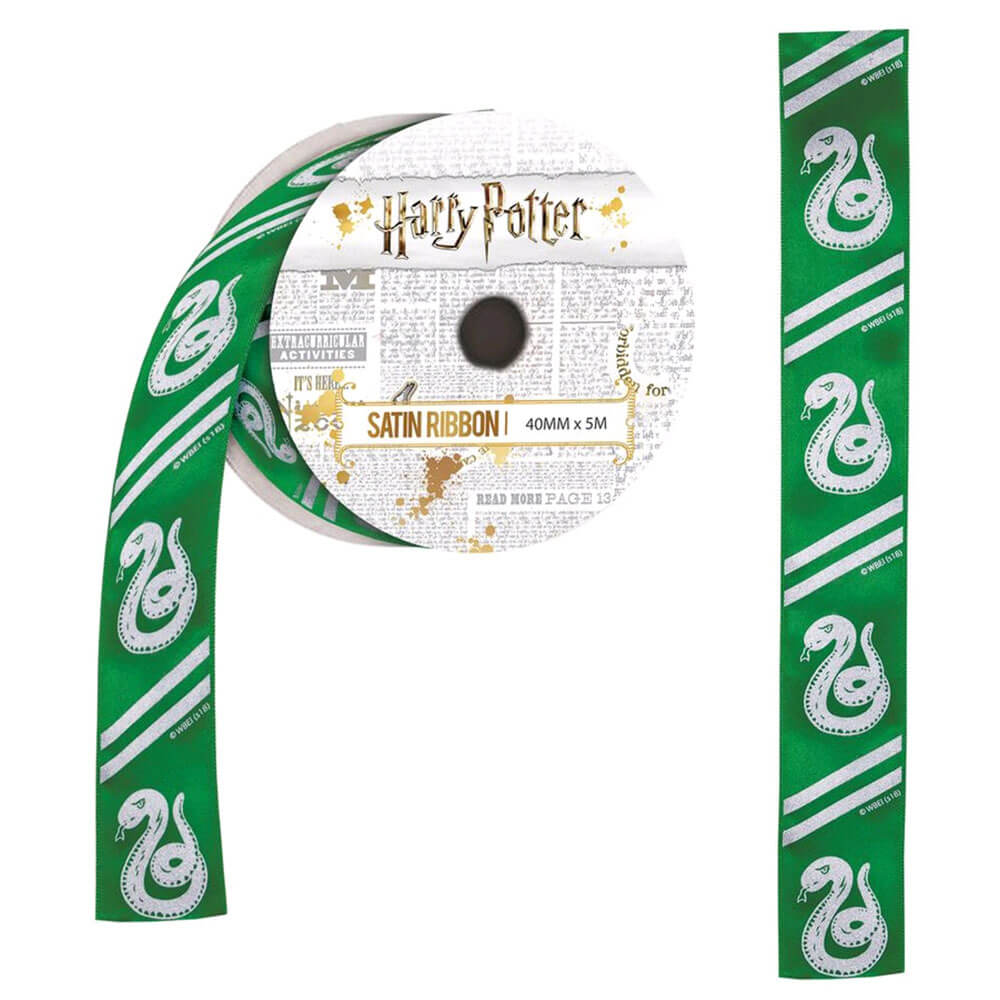 Harry Potter Slytherin Satin Ribbon (5 metres)