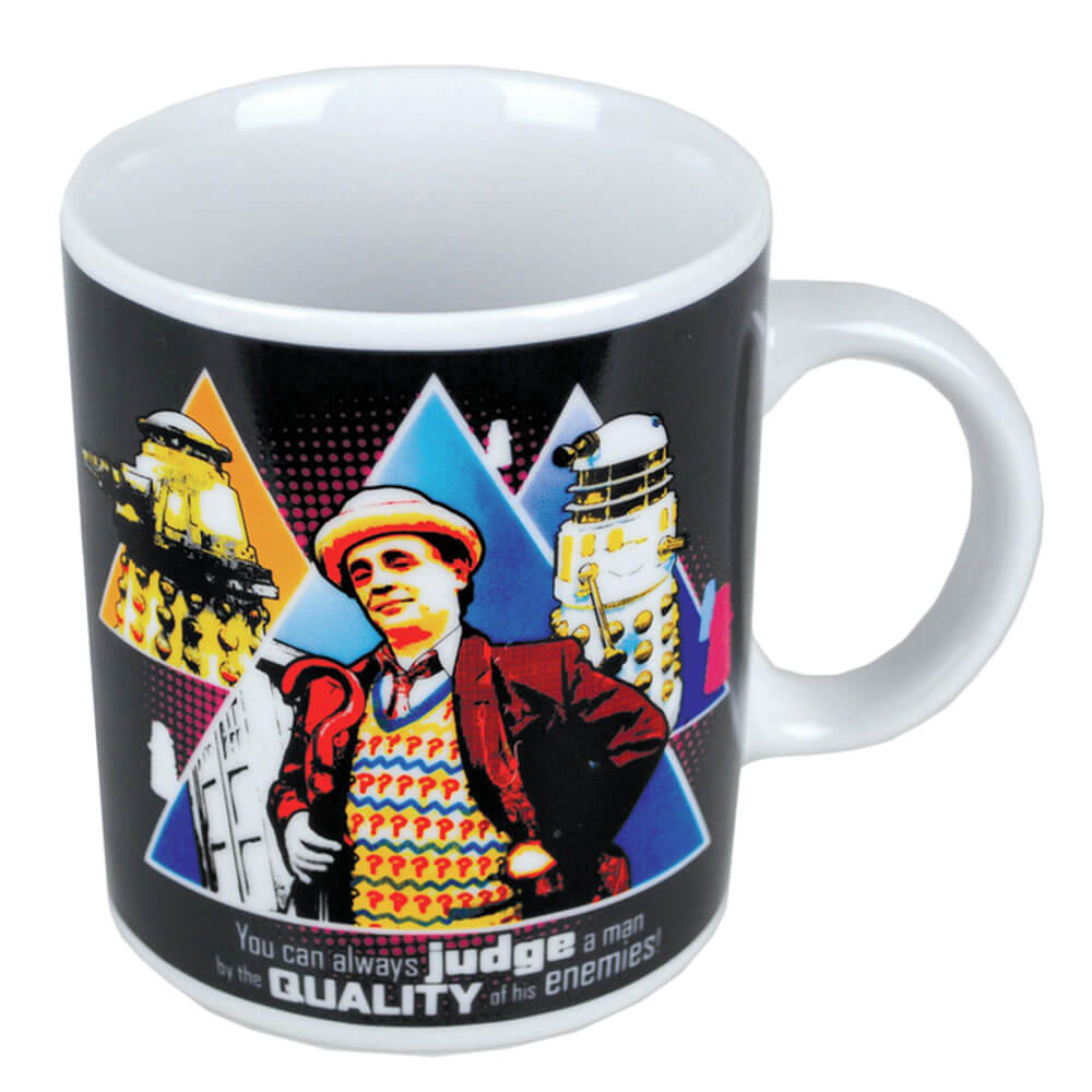 Seventh Doctor Judge A Man by the Quality of his Enemies Mug