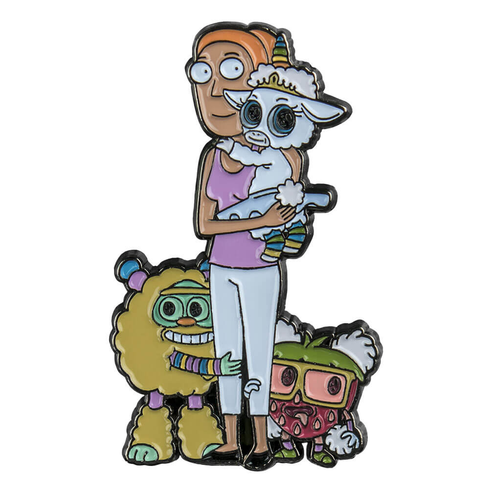 Rick and Morty Summer & Friends Enamel Pin