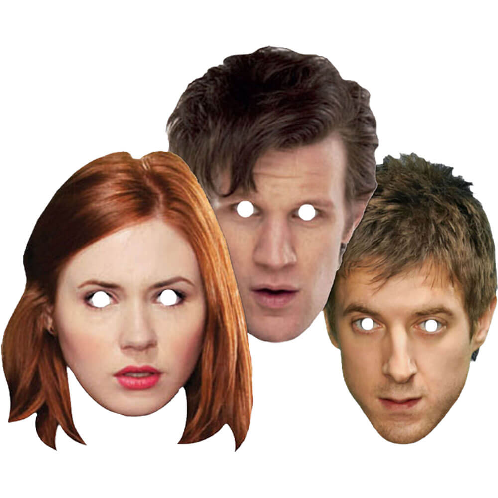Doctor Who Companions Face Mask 3 Pk
