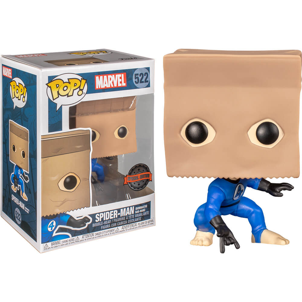 Spider-Man Bombastic Bag-Man US Excl Pop! Vinyl