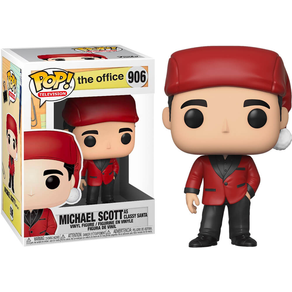 The Office Michael as Santa Bond Pop! Vinyl