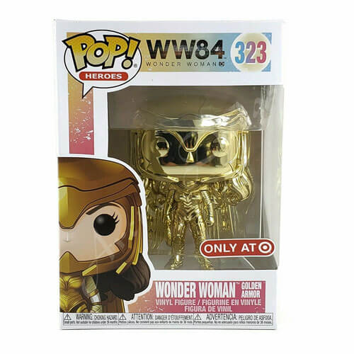 Wonder Woman 1984 Power Pose Gold Chrome US Ex. Pop