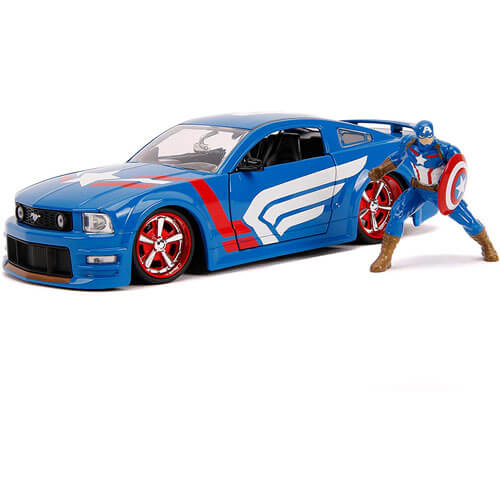 Cap America 2006 Ford Mustang GT 1:24 Scale Hollywood Ride