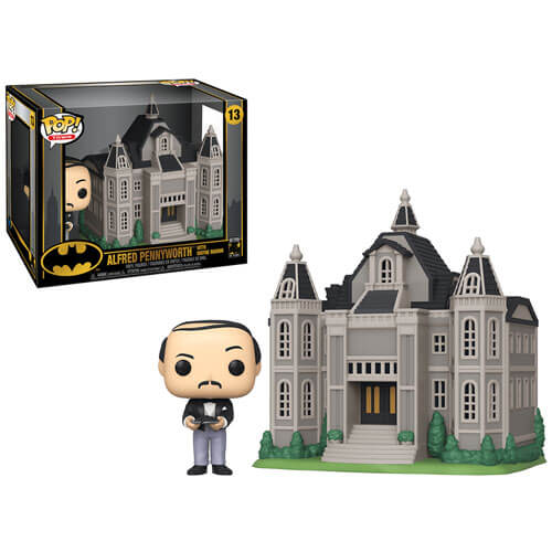 Batman Alfred with Wayne Manor Pop! Town