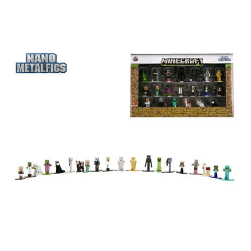 Minecraft Nano Metalfigs 20-pack wave 01