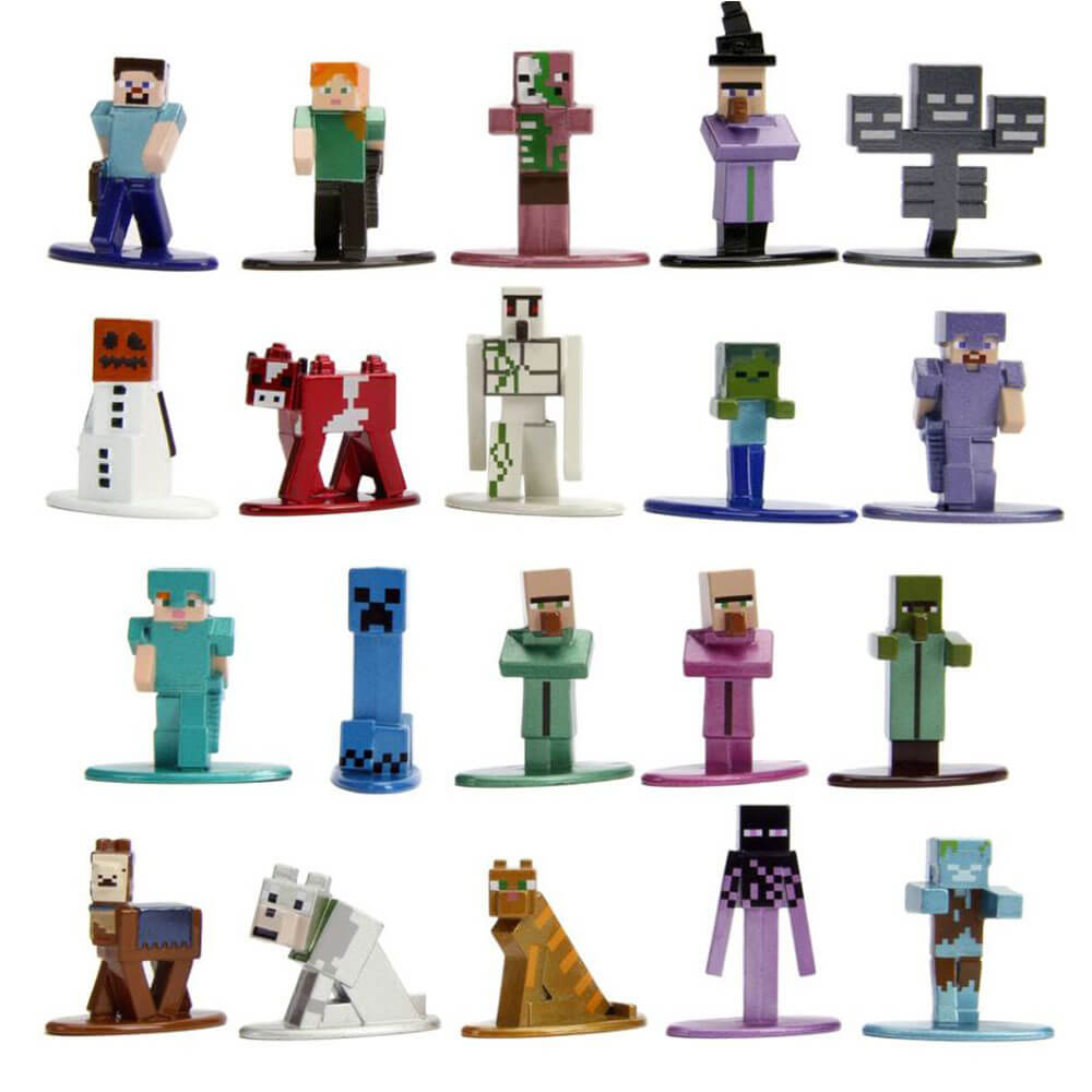 Minecraft Nano Metalfigs 20-pack wave 02