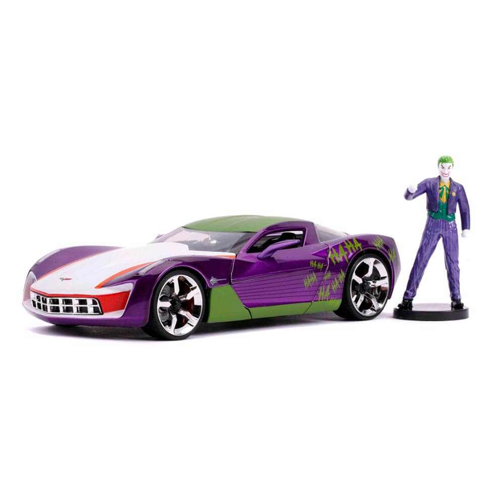 Batman Joker 2009 Corvette 1:24 Scale Hollywood Ride
