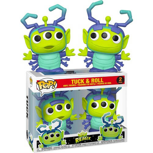 Pixar Alien Remix Tuck & Roll US Exclusive Pop! Vinyl 2-Pack