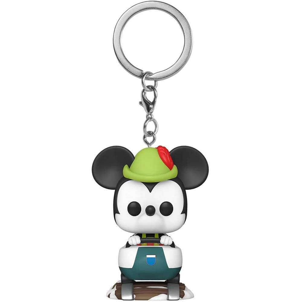 Disneyland 65th Mickey Matterhorn Pocket Pop! Keychain