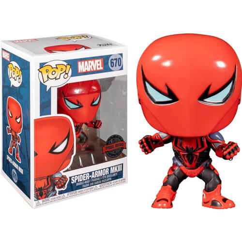 Spider-Man Spider-Armor MK III US Exclusive Pop! Vinyl